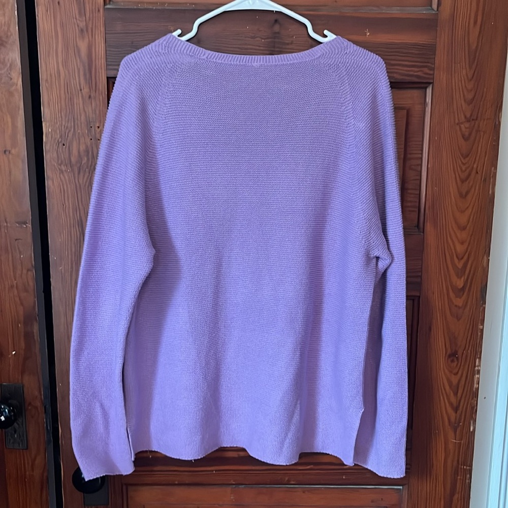 Uniqlo cotton blend knit sweater size M - Picture 7 of 7